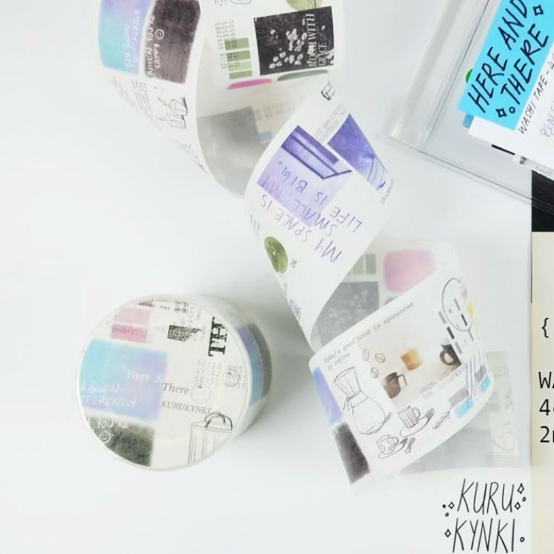 

Kurukynki Here and There Washi Tape
