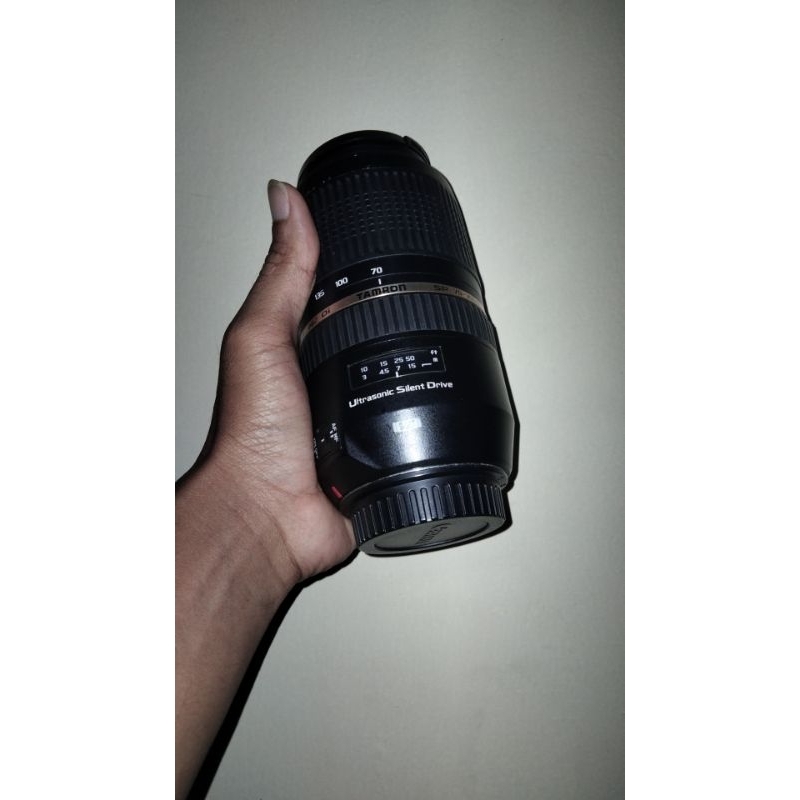 lensa tele tamron VC for canon 70-300mm
