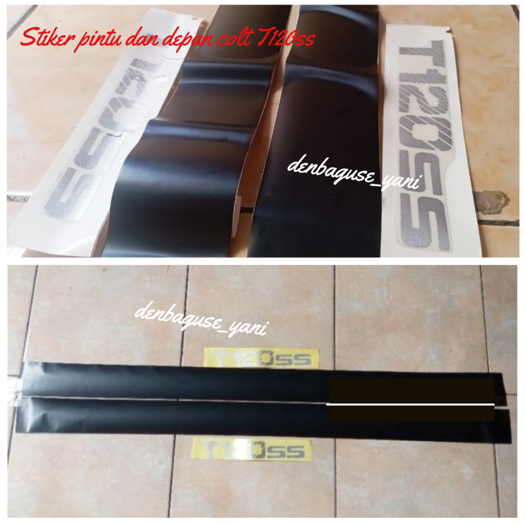 stiker pintu dan depan colt T120ss / sticker T120ss colt / stiker T120ss