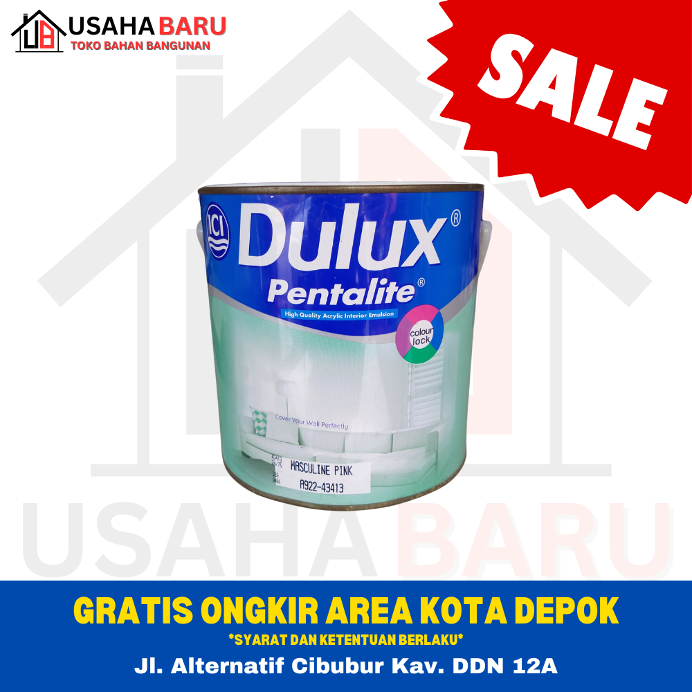 SALE Cat Dinding - Cat Tembok - Cat Dalam - Cat Dulux Pentalite 2.5 L - Cat Tembok Interior