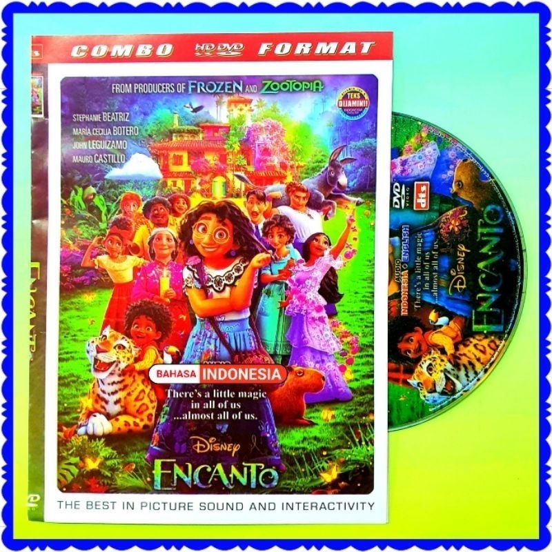 KASET DVD DISNEY ENCANTO DUBBING BAHASA INDONESIA-KASET ANAK2 CARTOON DISNEY ENCANTO