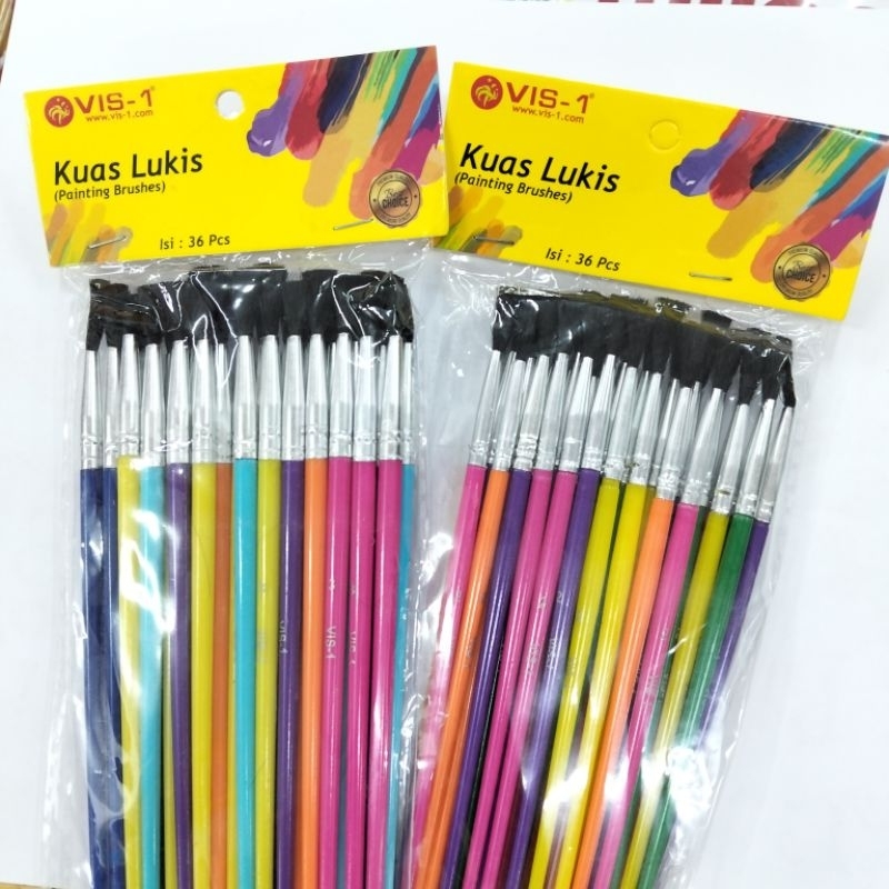 

( 1 pack ) Vis-1 Kuas Lukis Kuas kecil Kuas Melukis Painting Brush