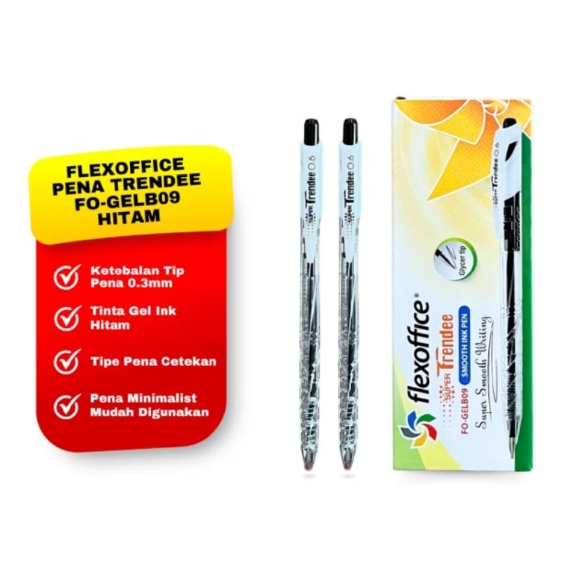 

Pulpen Trendee 1 karton isi 144 pak