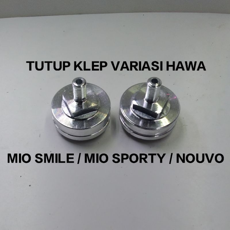 TUTUP KLEP PAGODA / TUTUP KLEP VARIASI HAWA MIO SMILE / MIO SPORTY / NOUVO / FINO KARBU MODEL PENDEK