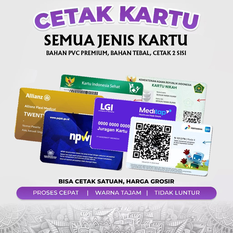 

Cetak Ulang Kartu Rusak Pudar Cetak Baru Print Digital Jenis Kartu Request Khusus Repair Ganti Baru