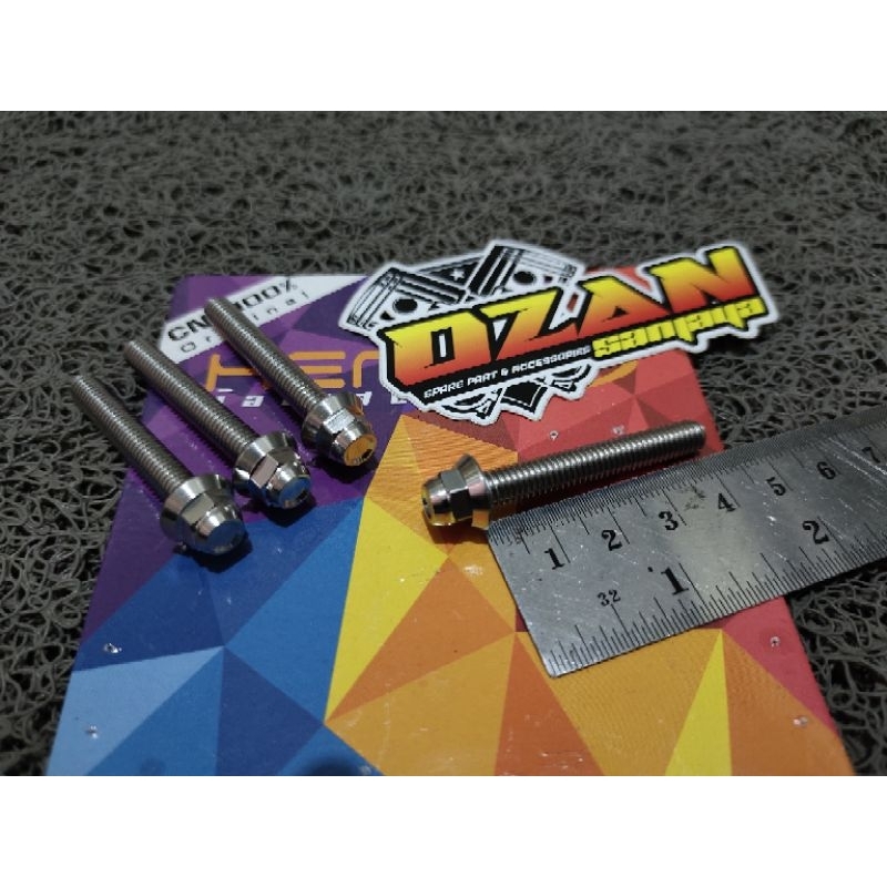 baut m6x40 stainless cnc bowl Heng,baut 10 panjang 40 mm