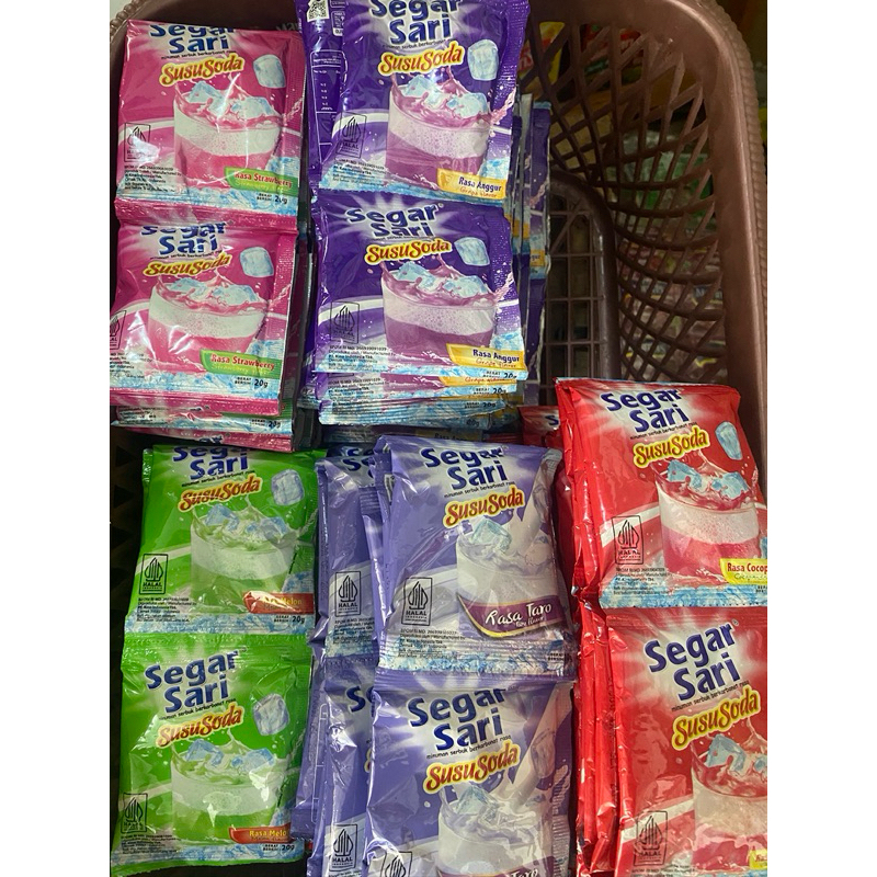 

Segar Sari Susu Soda All Variant - 10pcs