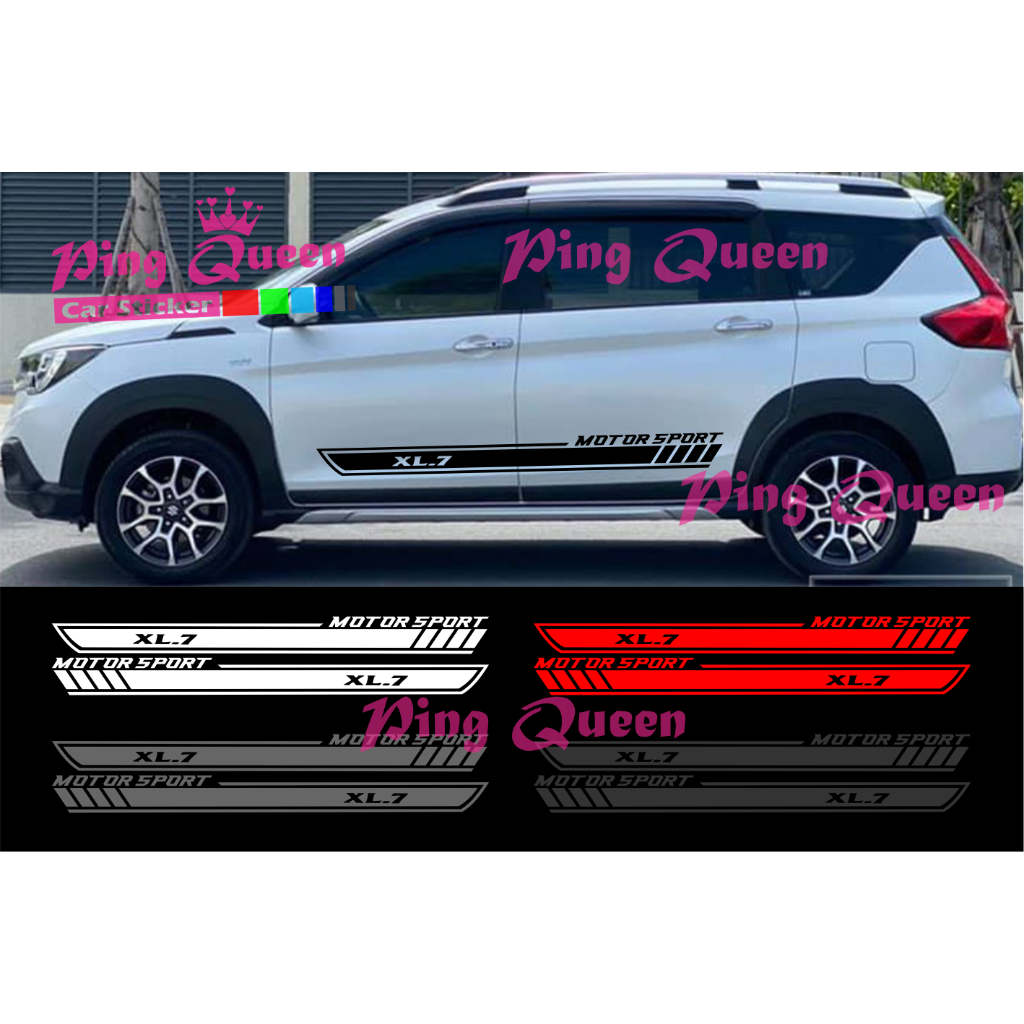 Sticker stiker mobil XL 7 cutting sticker mobil suzuki XL 7 sticker mobil terbaru