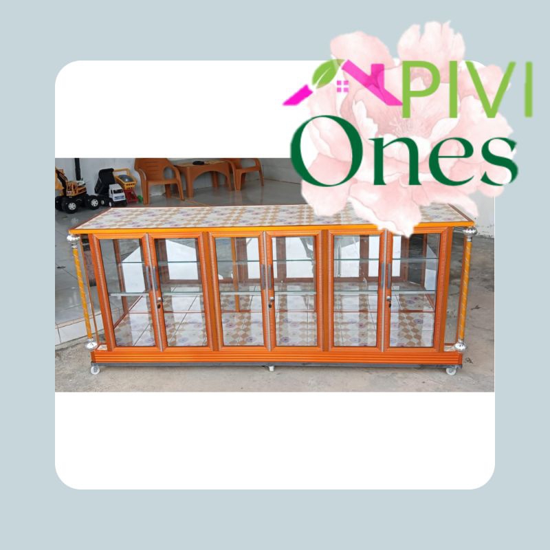 Rak TV Buffet TV Alumunium Tiang Hordeng Khusus Palembang