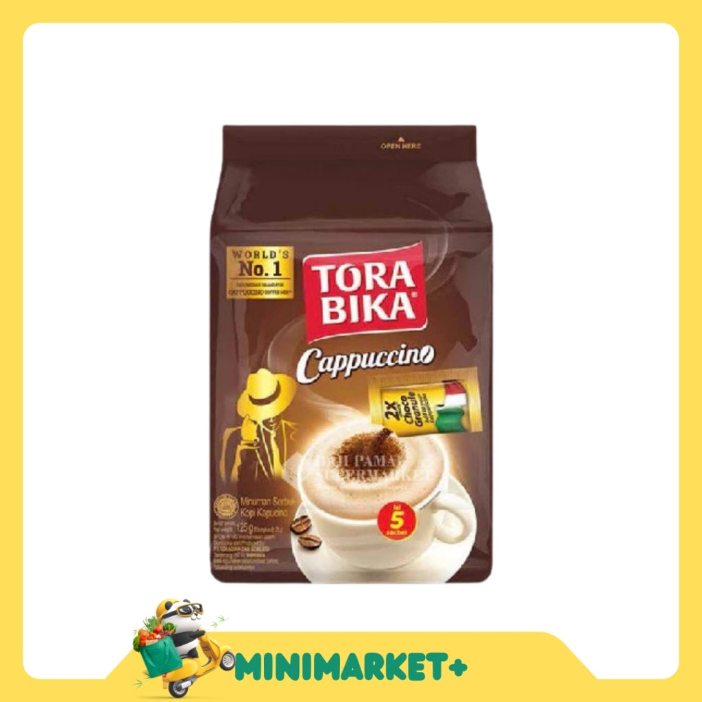 

TORABIKA CAPPUCCINO POUCH 5 x 25GR WITH CHOCO GRANULE