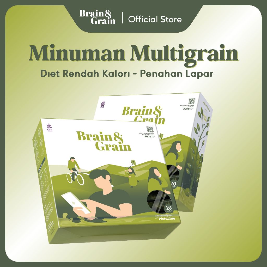 

Brain & Grain | Sereal Multigrain Diet | Minuman Sehat untuk Turun BB & Kenyang Lebih Lama