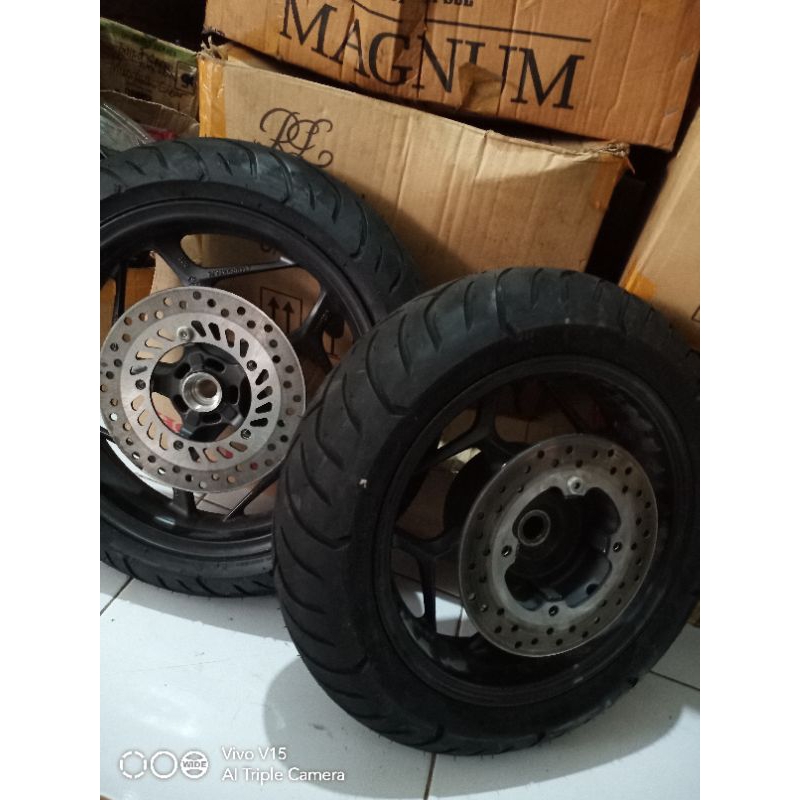 velg pcx 160 original hitam velk pcx 160