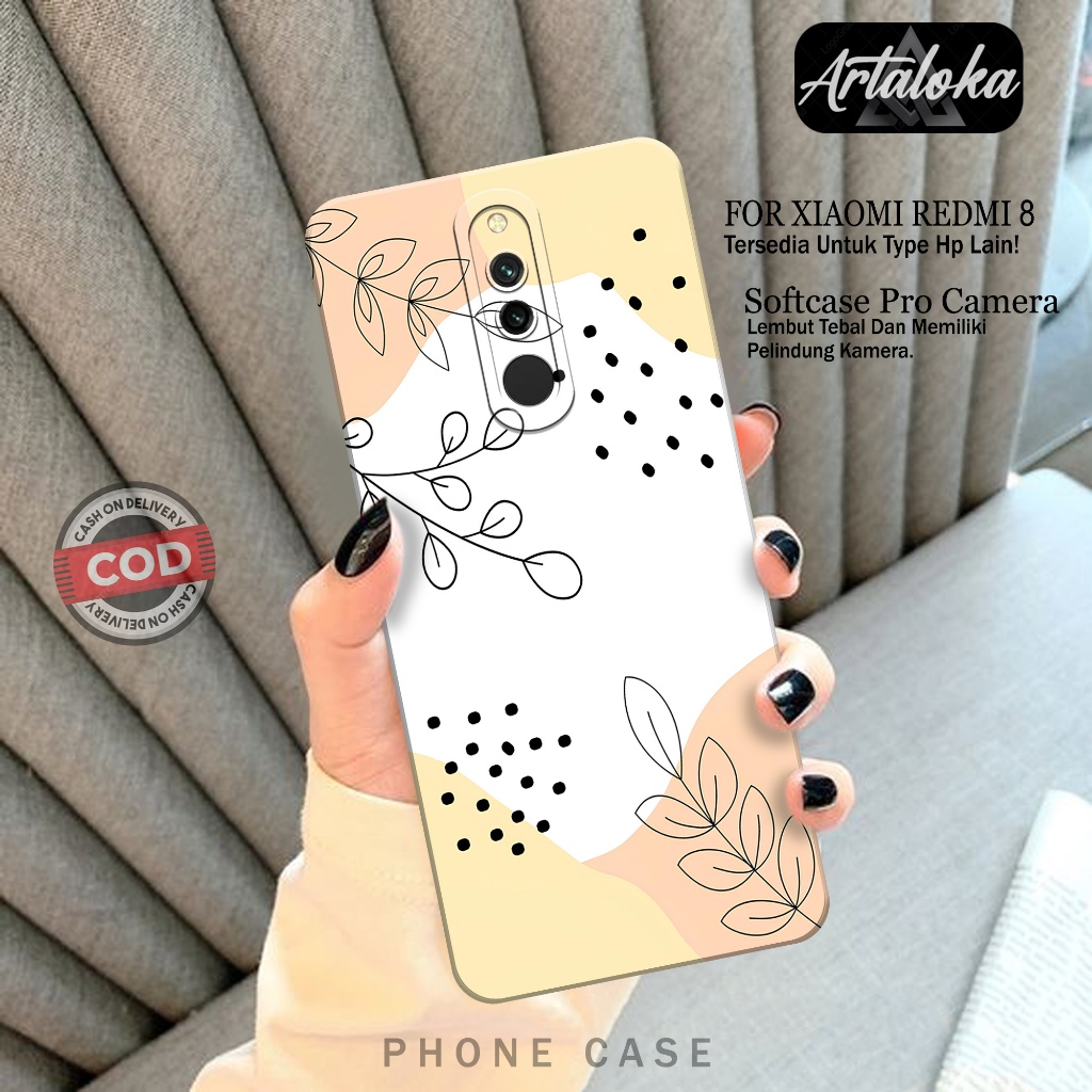 Softcase Hp Xiaomi Redmi 8 Fashion Case Pattern Case Xiaomi Redmi 8 Silikon TPU Pro Camera Casing Xi