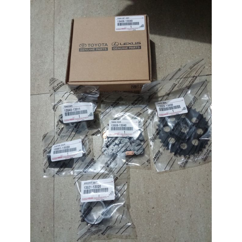 timing chain set kijang 5K/7K / rantai keteng set kijang 5K 7K