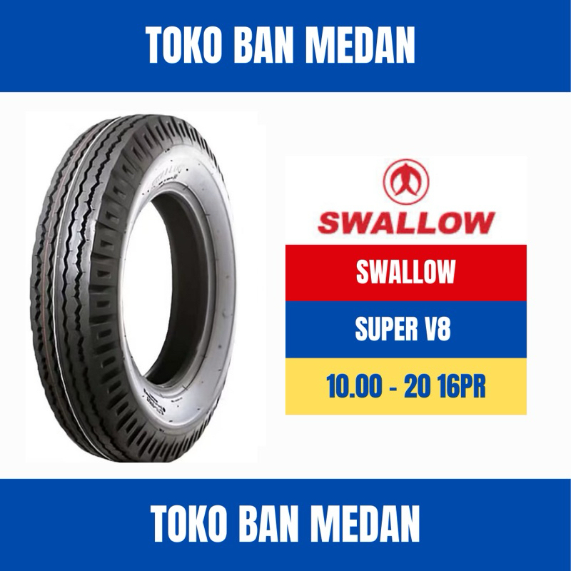 BAN TRUK SWALLOW 1000-20 16PR SUPER V8
