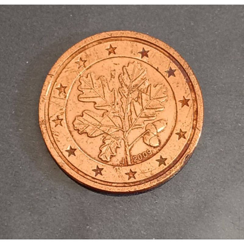 koin euro 2 cent (German) tahun 2009 j..