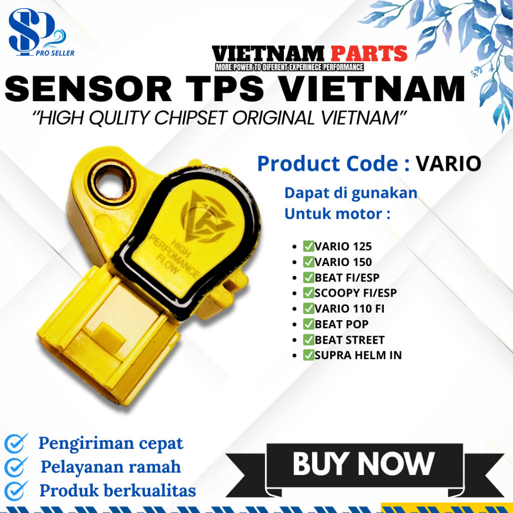 TPS SENSOR VARIO BEAT SCOOPY SENSOR TPS RACING VIETNAM PART SENSOR VARIO BEAT SCOOPY SENSOR THROTTLE