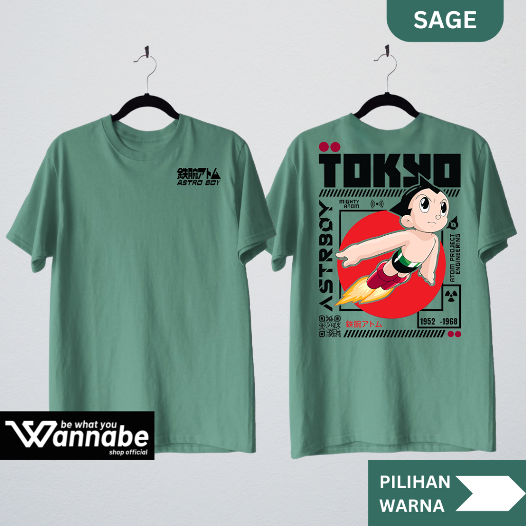Kaos SUP3RH3RO JEPANG ASTROBOY 17 Kaos Dewasa Size S - 7XL BigSize Jumbo dan Kaos Anak Size XS - XL 