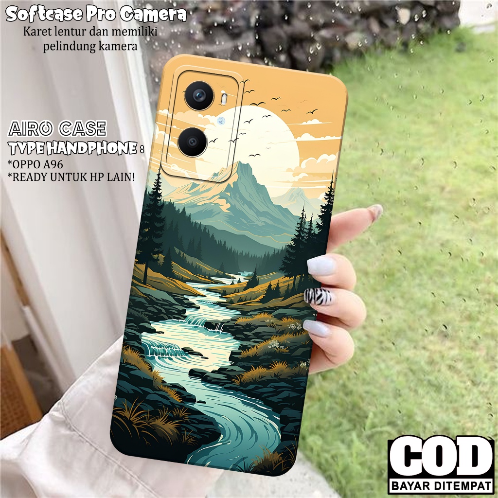 Case OPPO A96 - Softcase OPPO A96 - Fashion Case MIX - Casing OPPO A96 - Softcase Pro Camera - Tpu -