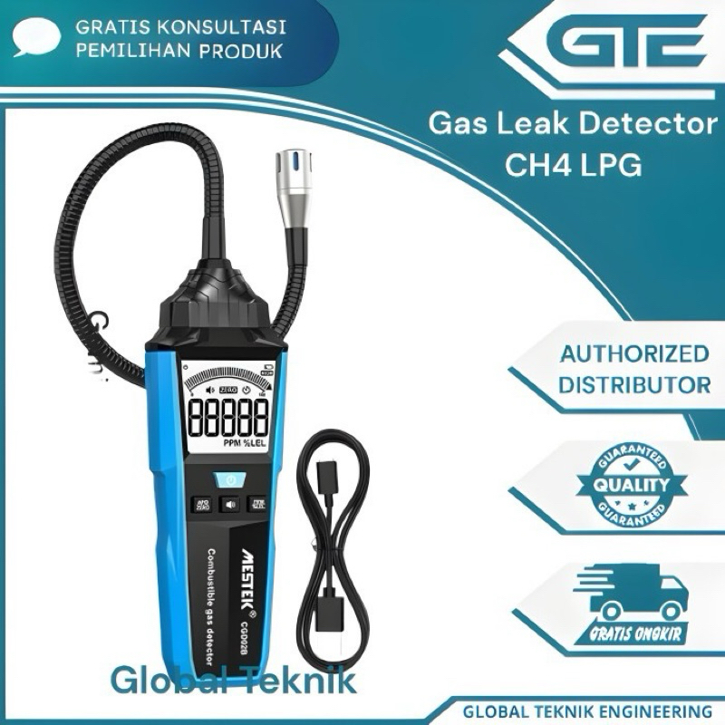 Gas Leak Detector CH4LPG Methane Ethane Monitor Mestek CGD02B lpg Tester