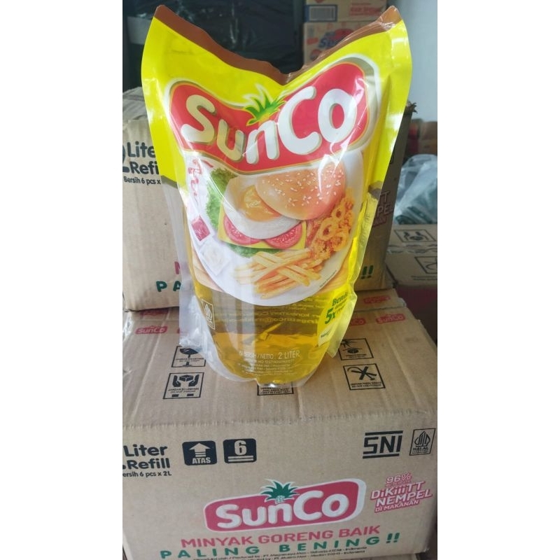 

minyak goreng sunco 2lt. 1dus isi 6pcs
