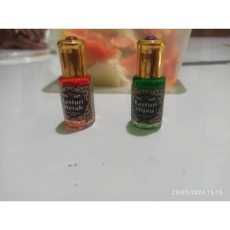 minyak kasturi merah/hijau asma alhusaini