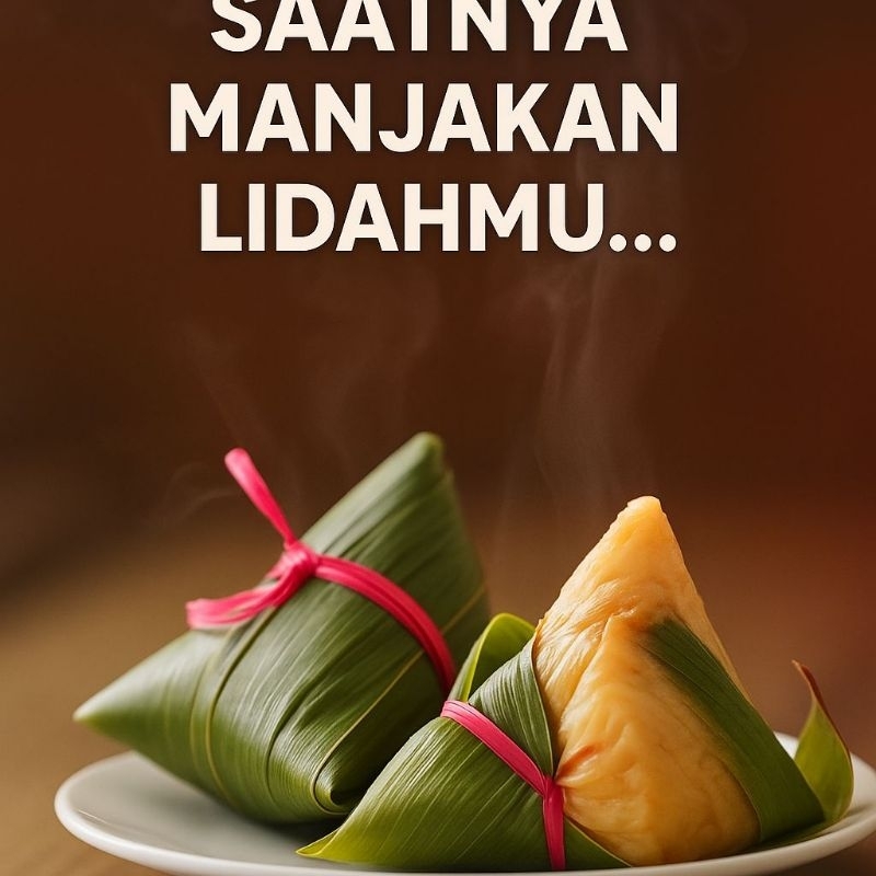 

Ba Cang / Bak Cang Ketan Daging Babi dan Telur Asin
