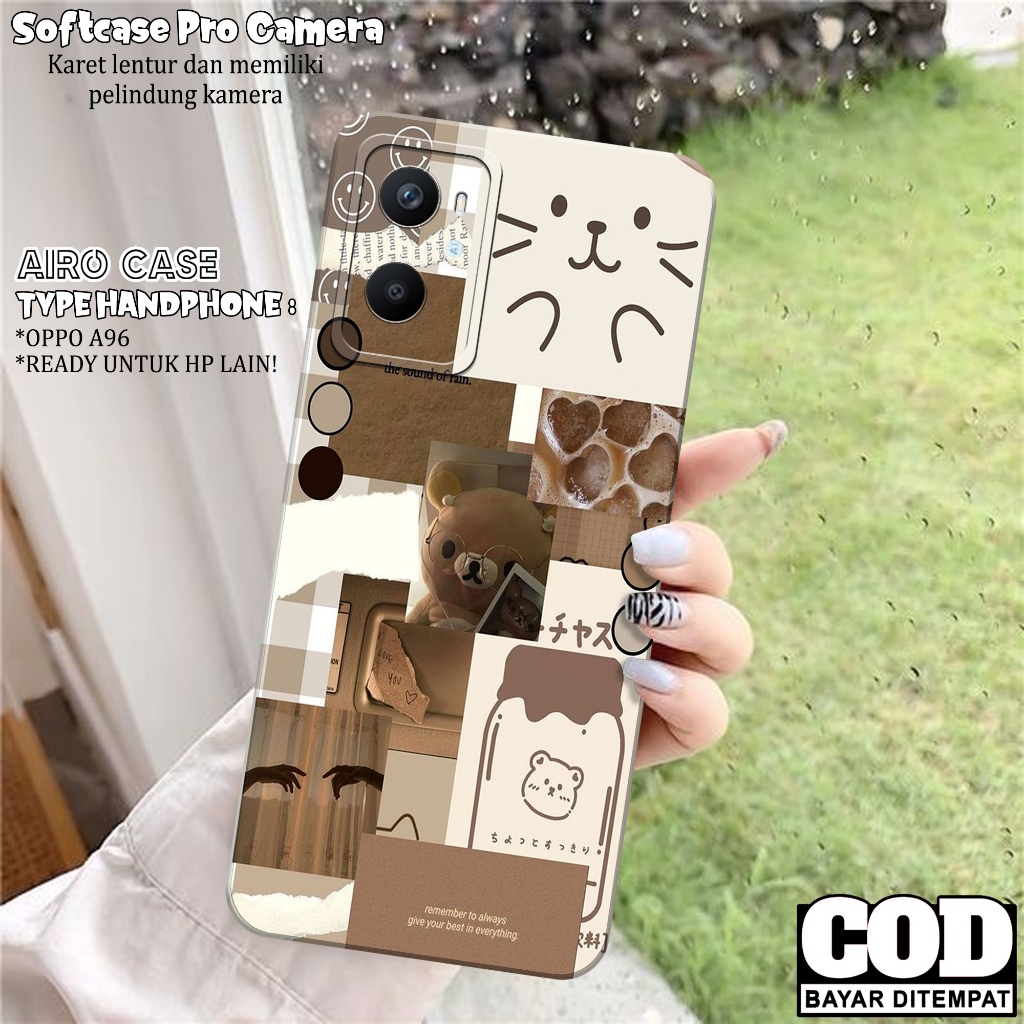 Case OPPO A96 - Softcase OPPO A96 - Fashion Case AESTHETIC - Casing OPPO A96 - Softcase Pro Camera -