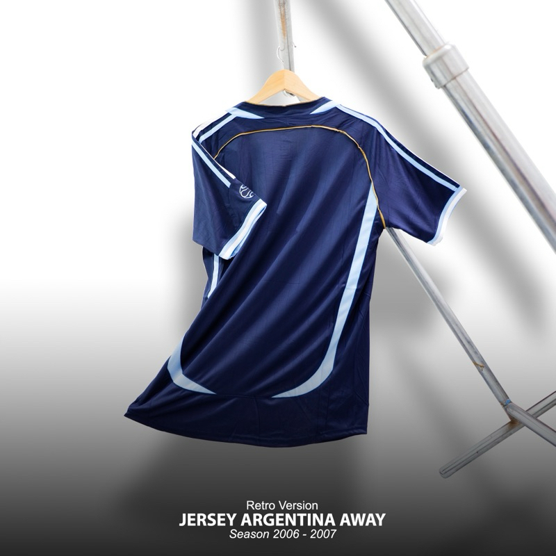 Retro Argentina Away Baju Bola Argentina Away 1996