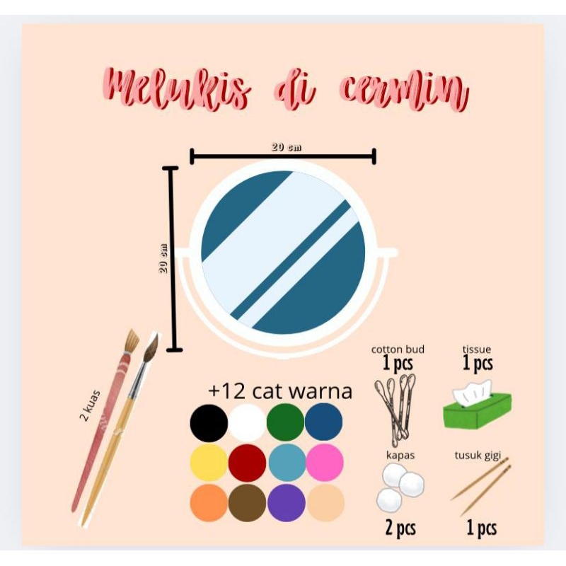 

Ngelukis dicermin +12 cat warna