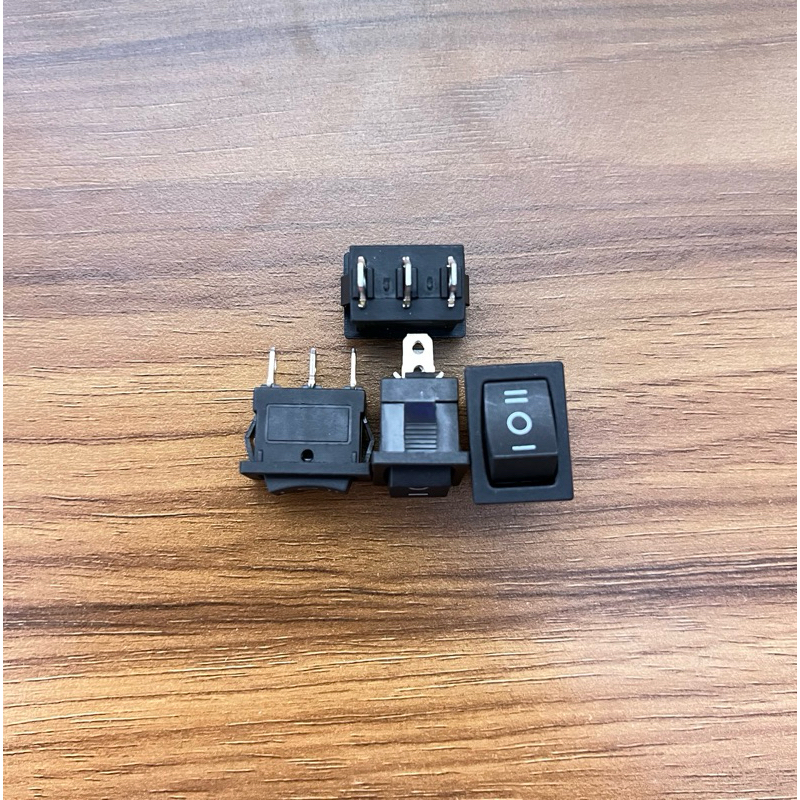 Rocker Saklar 3 pin On Off On - Lampu Switch 3 kaki on off on tanpa lampu