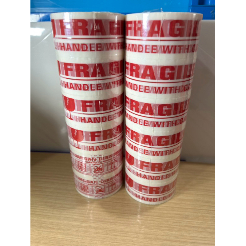 

WM (1pcs) Lakban Fragile Putih 48mm x 72Yard