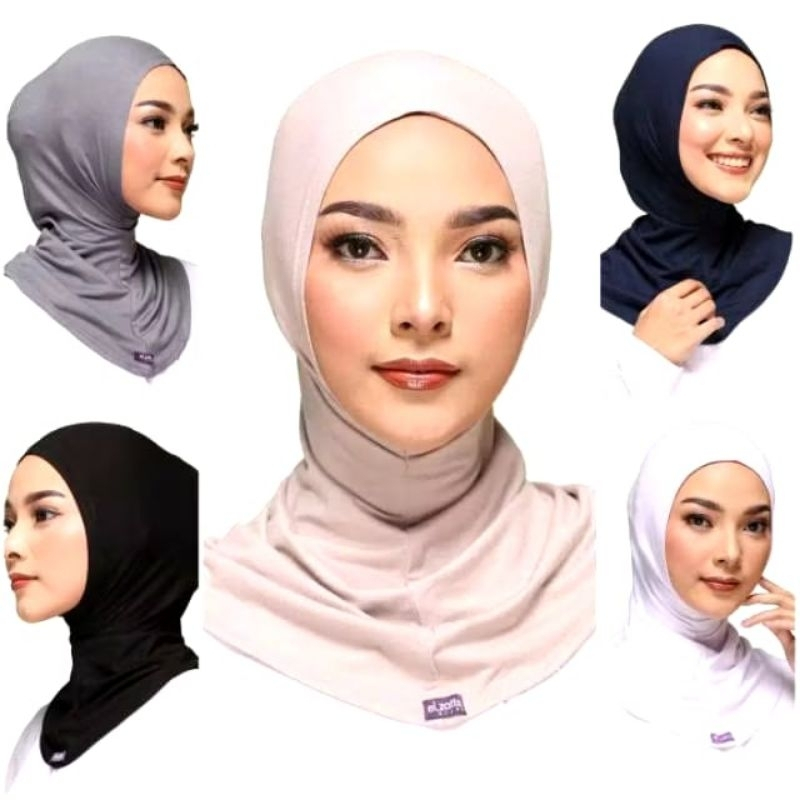 Ciput Inner Ninja Non Resleting Antem Dalaman Kerudung Instan Bahan Jersey Spandex premium