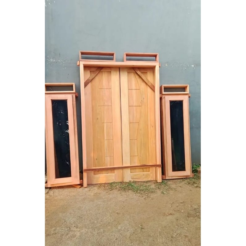 pintu utama kupu kupu set cendela