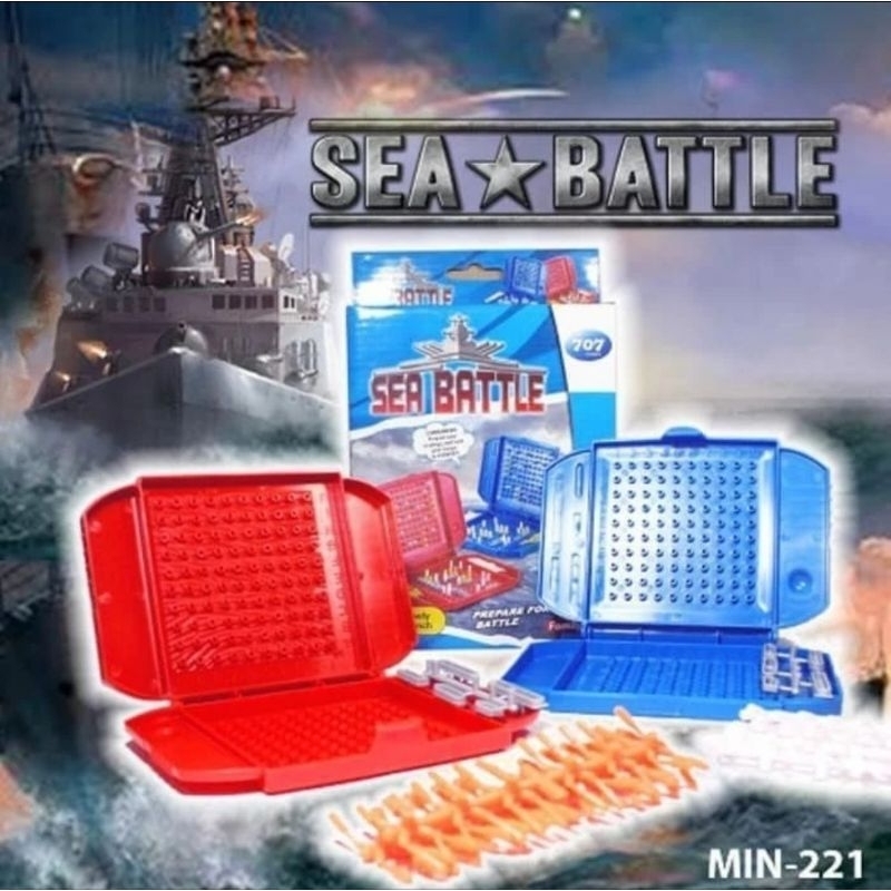 PRELOVED FAMILY FUN GAME SEA BATTLE BOARD GAME NEW