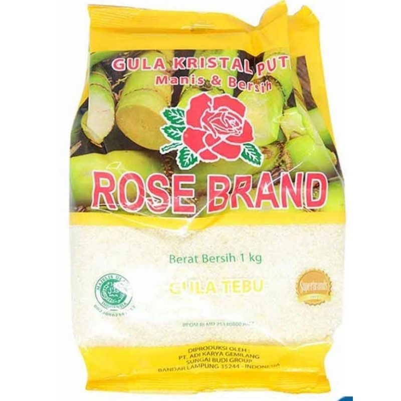 

Gula pasir rose brand kuning 1kg