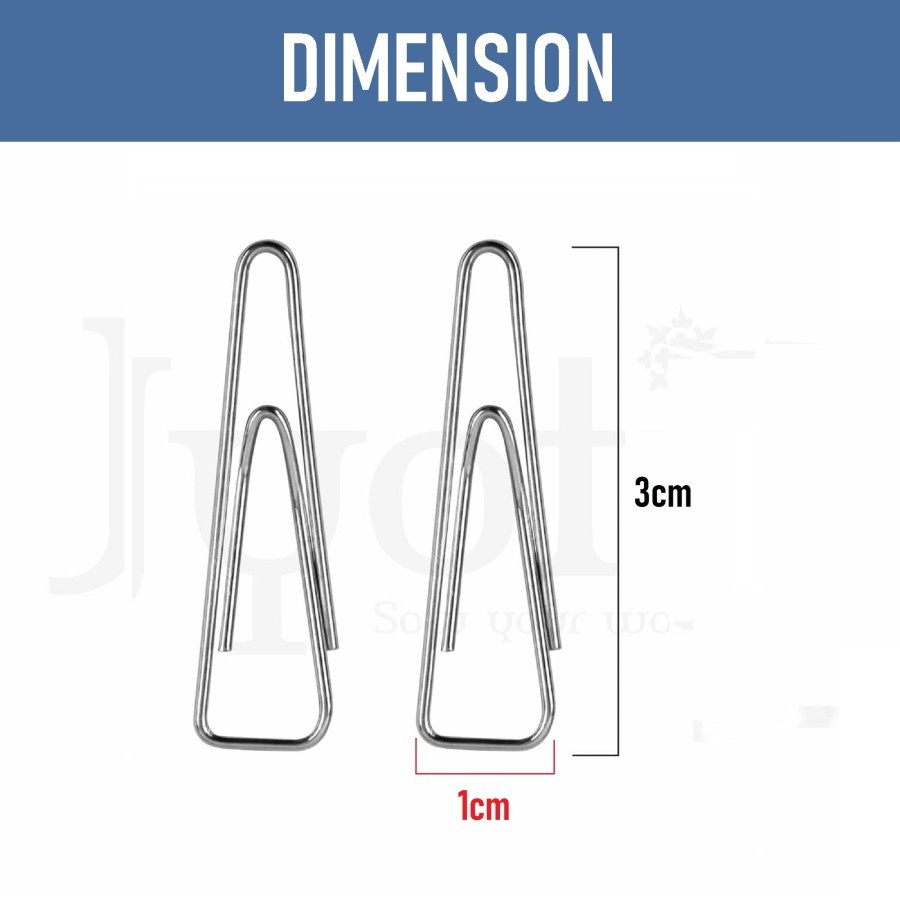 

Penjepit Kertas / Paper Clip Besar / Trigonal Paper Clip Combo No.1