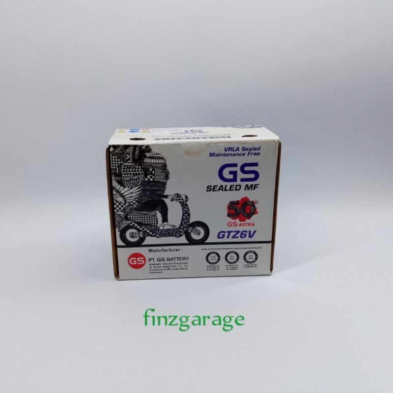 AKI GS GTZ6V / AKI KERING GS 12V 5AH