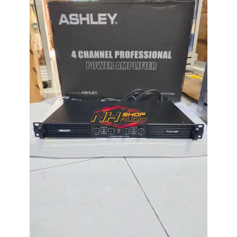 Power Ashley Play 4500 Ashley Play4500 Power Amplifier Ashley Play 4500 4 Chanel 2x500watt Original 