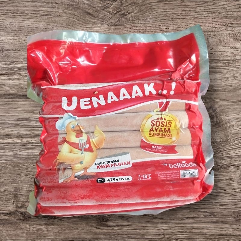 

Belfoods Uenaaak Sosis Ayam 475g