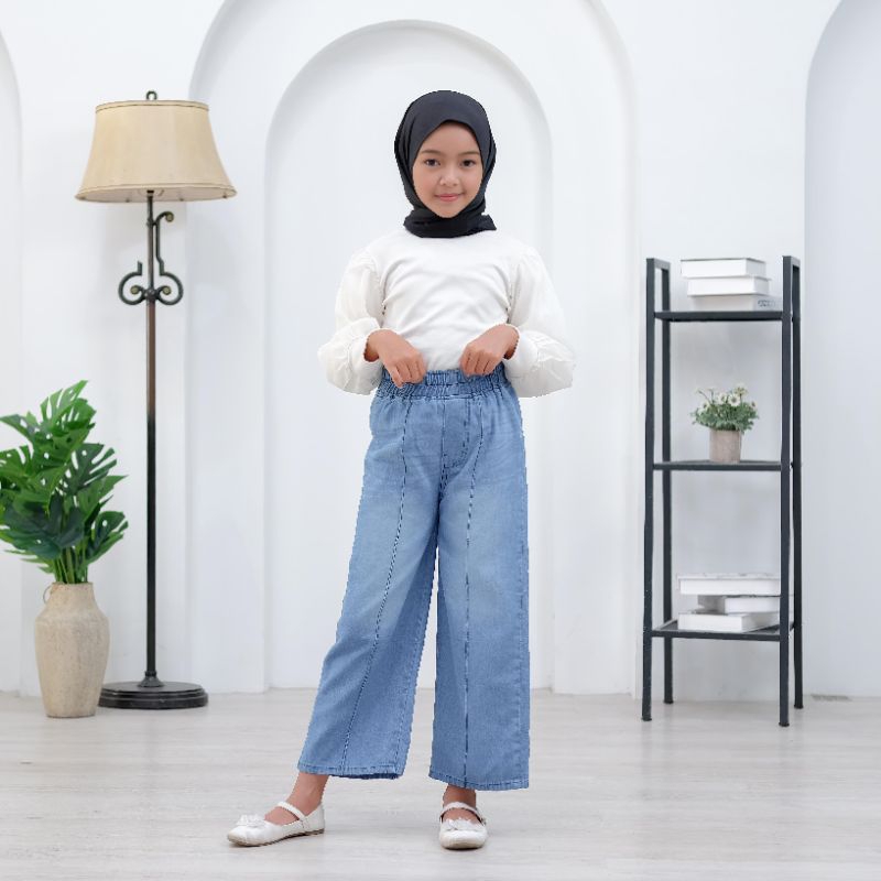 Kulot anak jeans perempuan #4/kulot jeans anak/kulot jeans anak perempuan terbaru