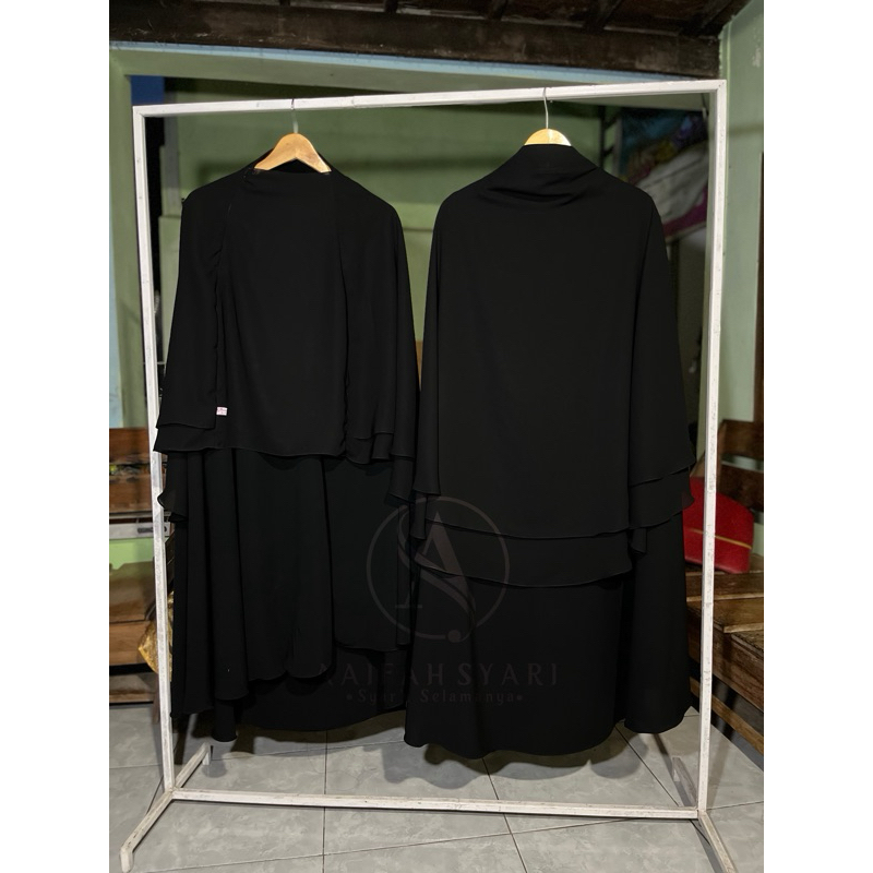 Jilbab Safar purdah 2layer