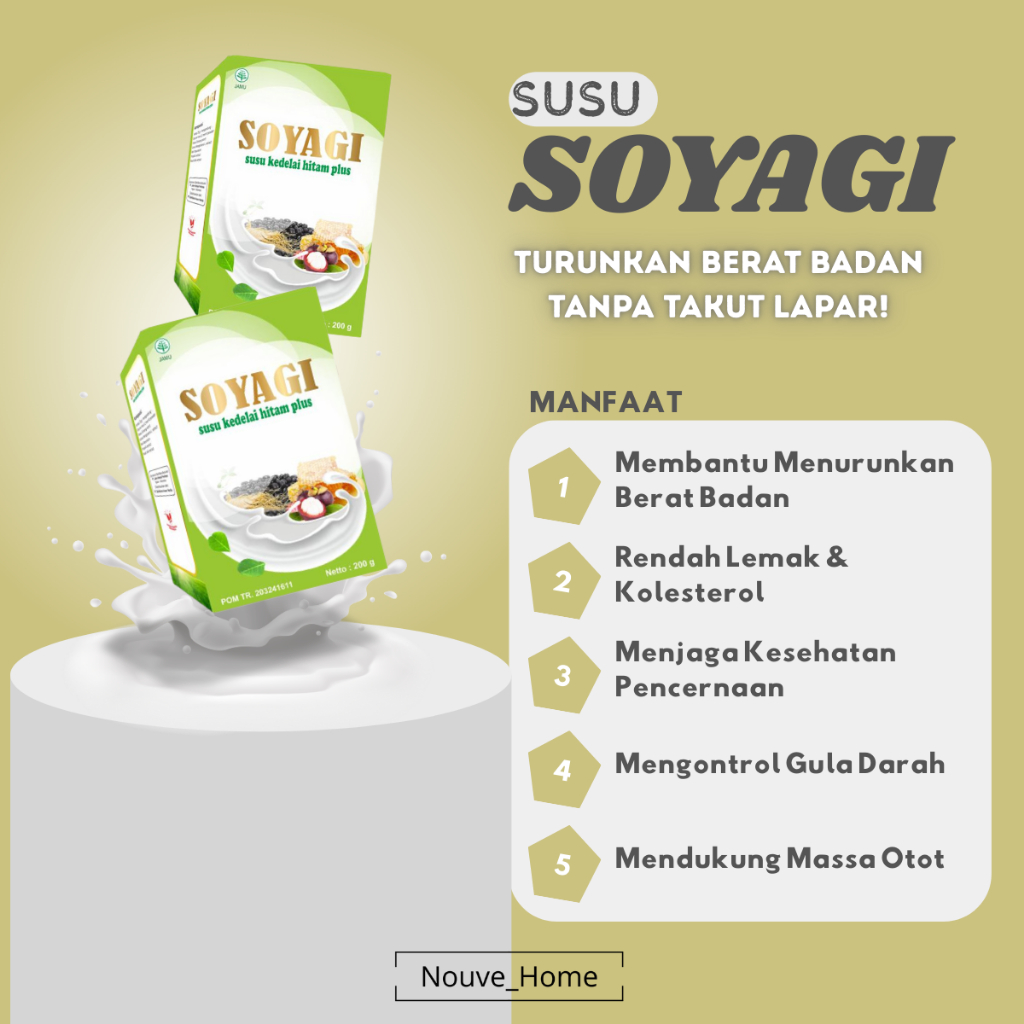 

SUSU SOYAGI - susu diet kedelai hitam bariklana original 100%