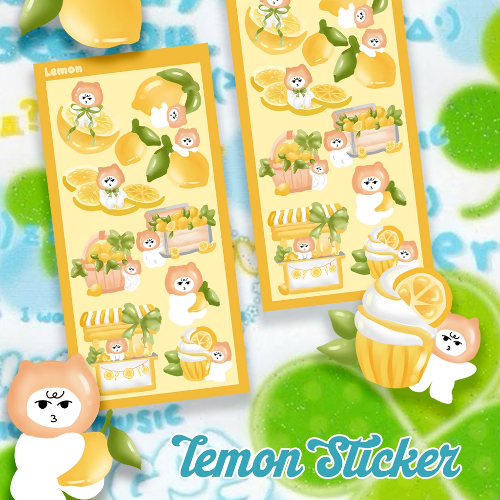 BLOSSOMCLOVE - LEMON STICKER (KISS CUT)