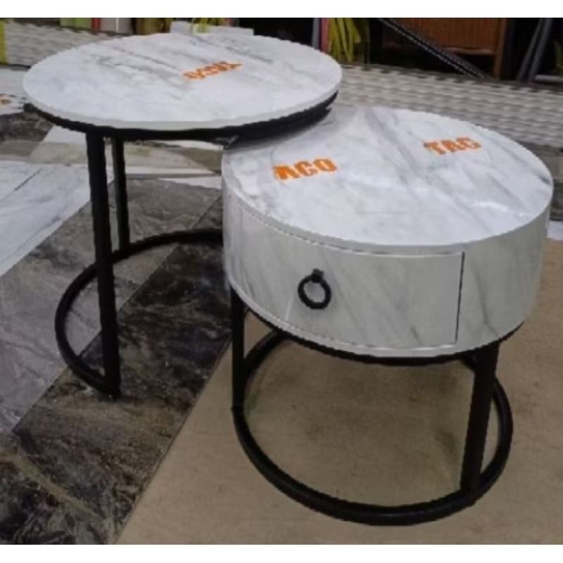 Meja Besi Laci Ruang Tamu Minimalis