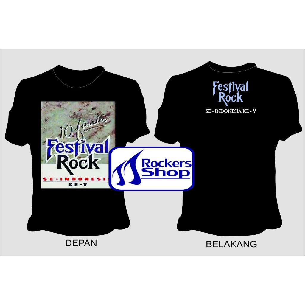 KAOS FESTIVAL ROCK SE INDONESIA KE V 5 LIMA TAHUN 1989 POWER METAL RUDAL ROXX KAISAR ADROMEDHA KAMIK