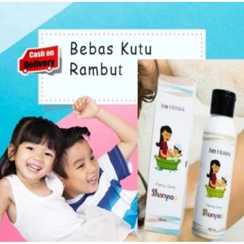 027 SHAMPOO KUTU RAMBUT BIO HERBAL / SAMPO SHAMPO KUTU RAMBUT UNTUK ANAK DAN REMAJA / WANGI TAHAN LA