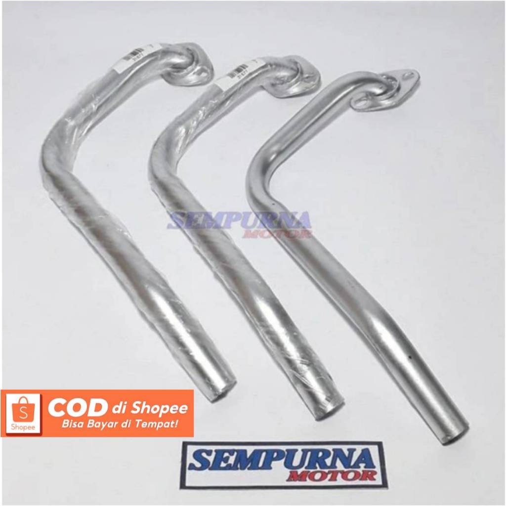 Leher Leheran Tenggok Knalpot Beat Eco Beat Street Genio New 2020 Warna Chrome