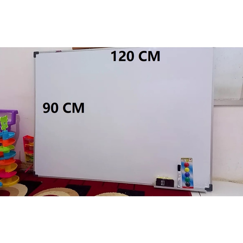 

papan tulis murah magnetik uk 90 x 120 cm