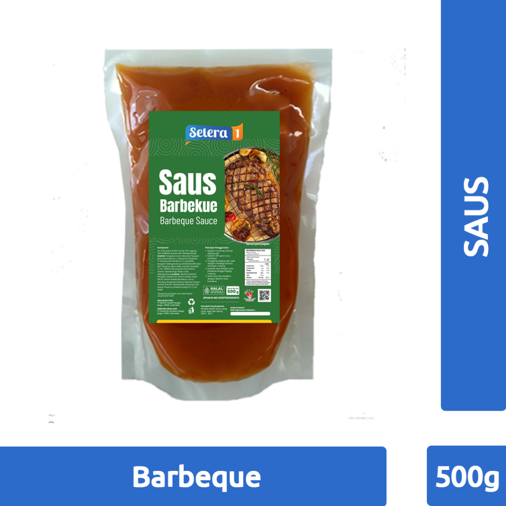 

Barbeque Sauce - Saus BBQ Selera1 ukuran 500gr/Pack